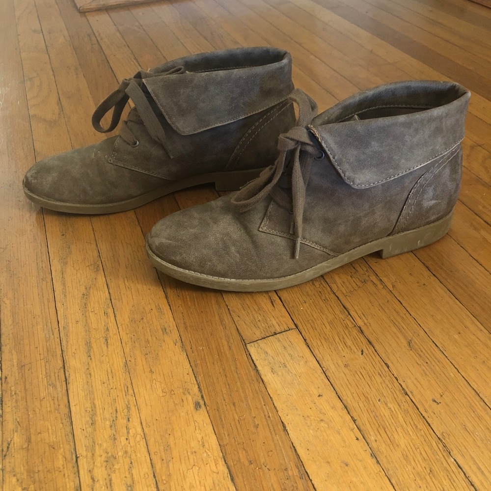 Indigo Suede Boots
